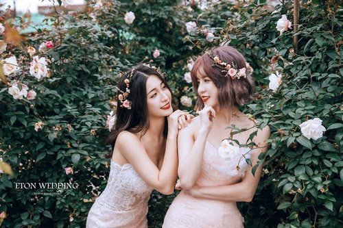 閨蜜婚紗,閨蜜寫真,姐妹照,姐妹寫真